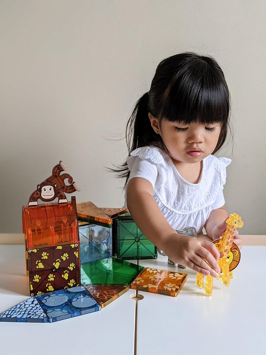 Magna-Tiles Safari Animals, 25-Piece Set