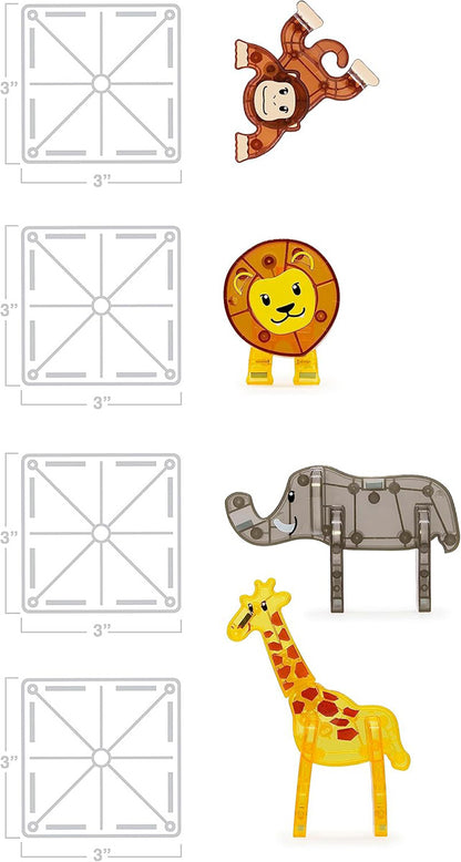 Magna-Tiles Safari Animals, 25-Piece Set