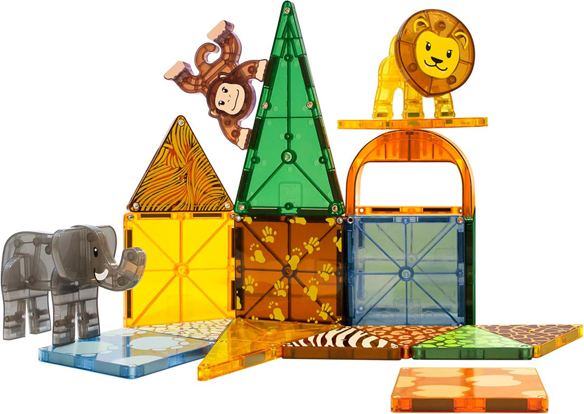 Magna-Tiles Safari Animals, 25-Piece Set