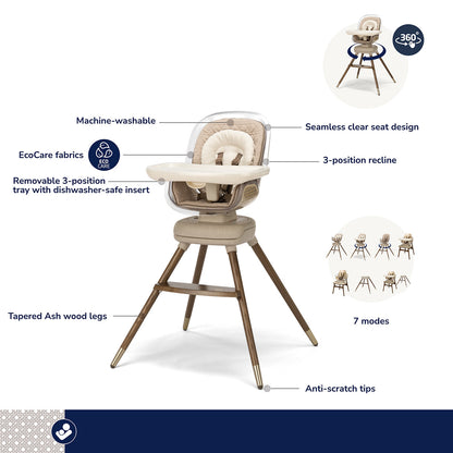 Maxi-Cosi Kiskadee 360 Rotating High Chair - Natural Heritage