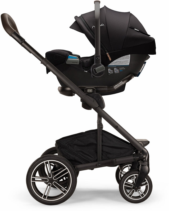 Nuna MIXX Next with Magnetic Buckle + PIPA Aire RX Travel System Bundle - Biscotti / Biscotti