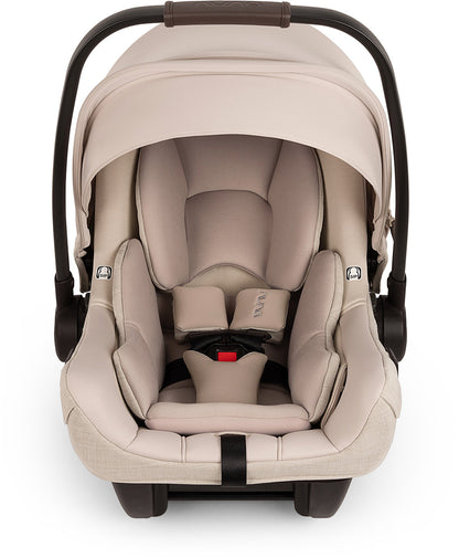 Nuna PIPA Aire RX Infant Car Seat + PIPA RELX Base with Load Leg - Biscotti