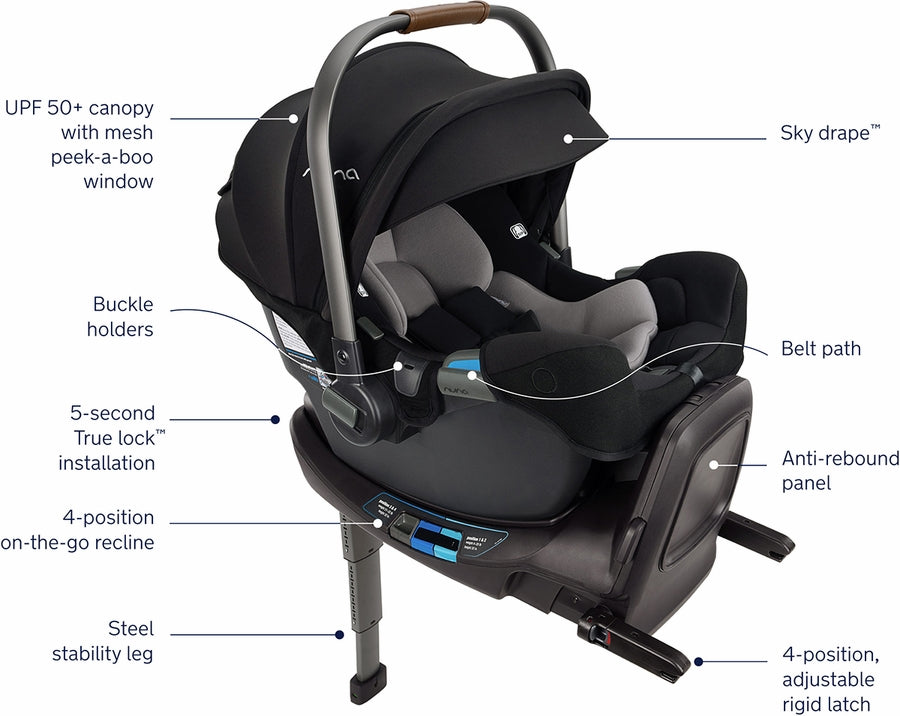 Nuna SWIV + PIPA RX Travel System Bundle - Cedar / Caviar