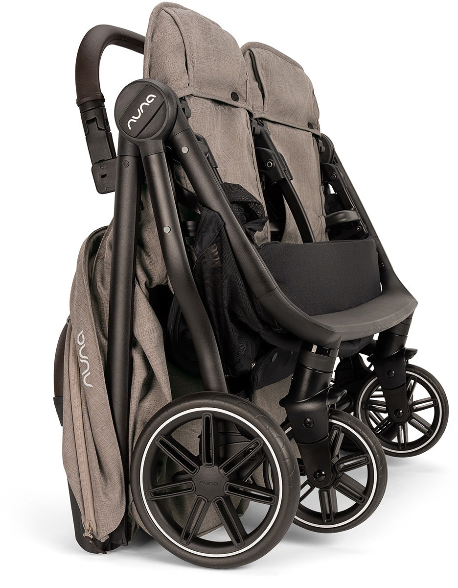 Nuna TRVL dubl + PIPA Aire RX Travel System Bundle - Cedar / Caviar