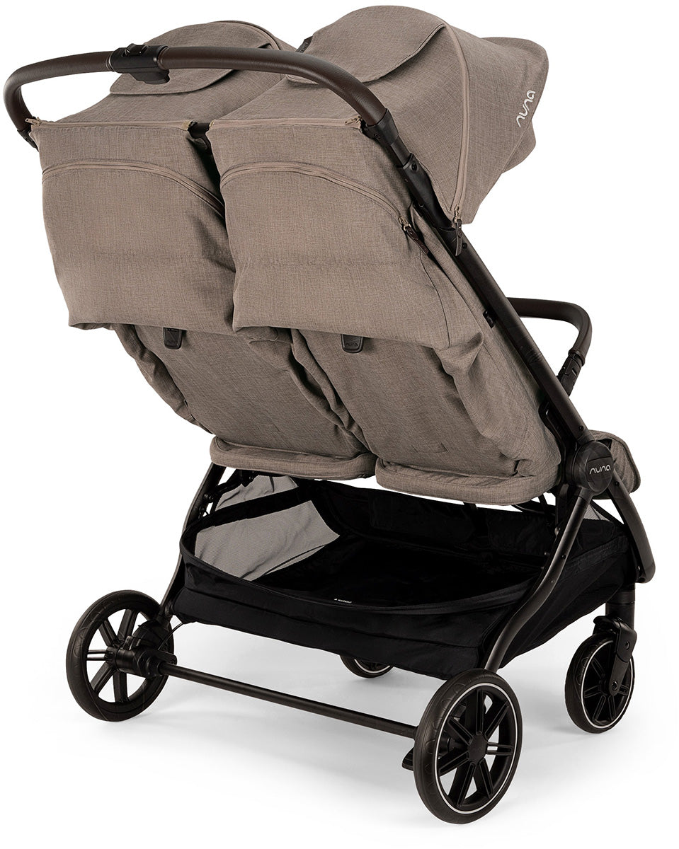 Nuna TRVL dubl Lightweight Side by Side Double Stroller - Cedar