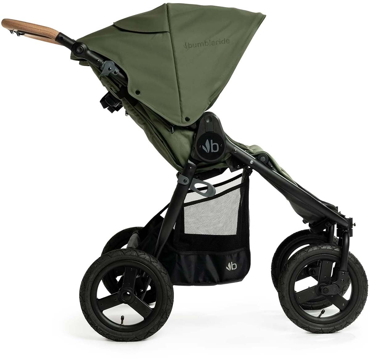 Bumbleride Indie Twin Side By Side Double Stroller - Olive