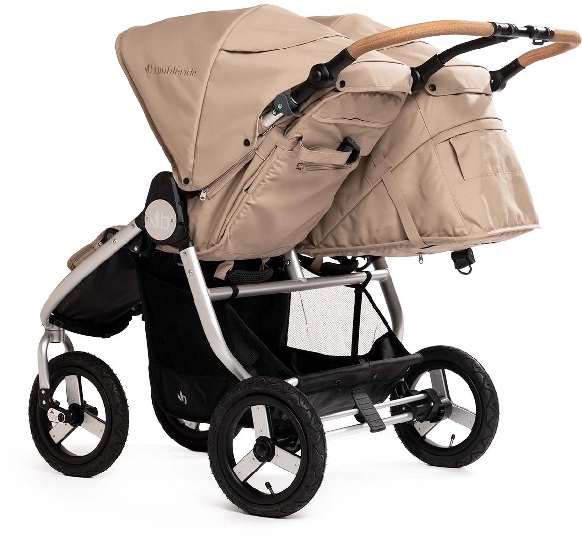 Bumbleride Indie Twin Side By Side Double Stroller - Sand