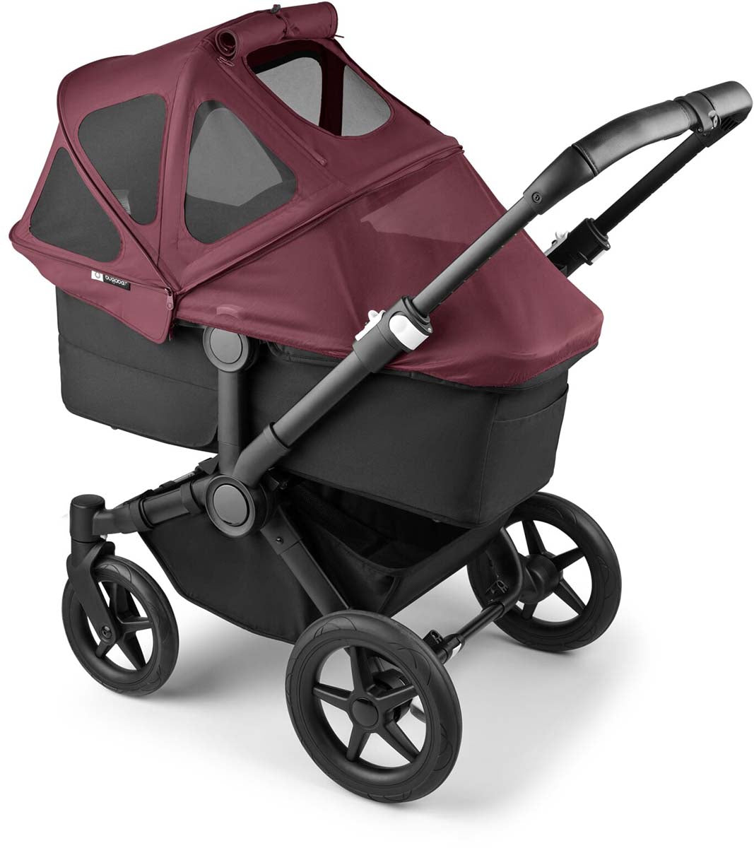 Bugaboo Donkey Breezy Sun Canopy - Dark Cherry