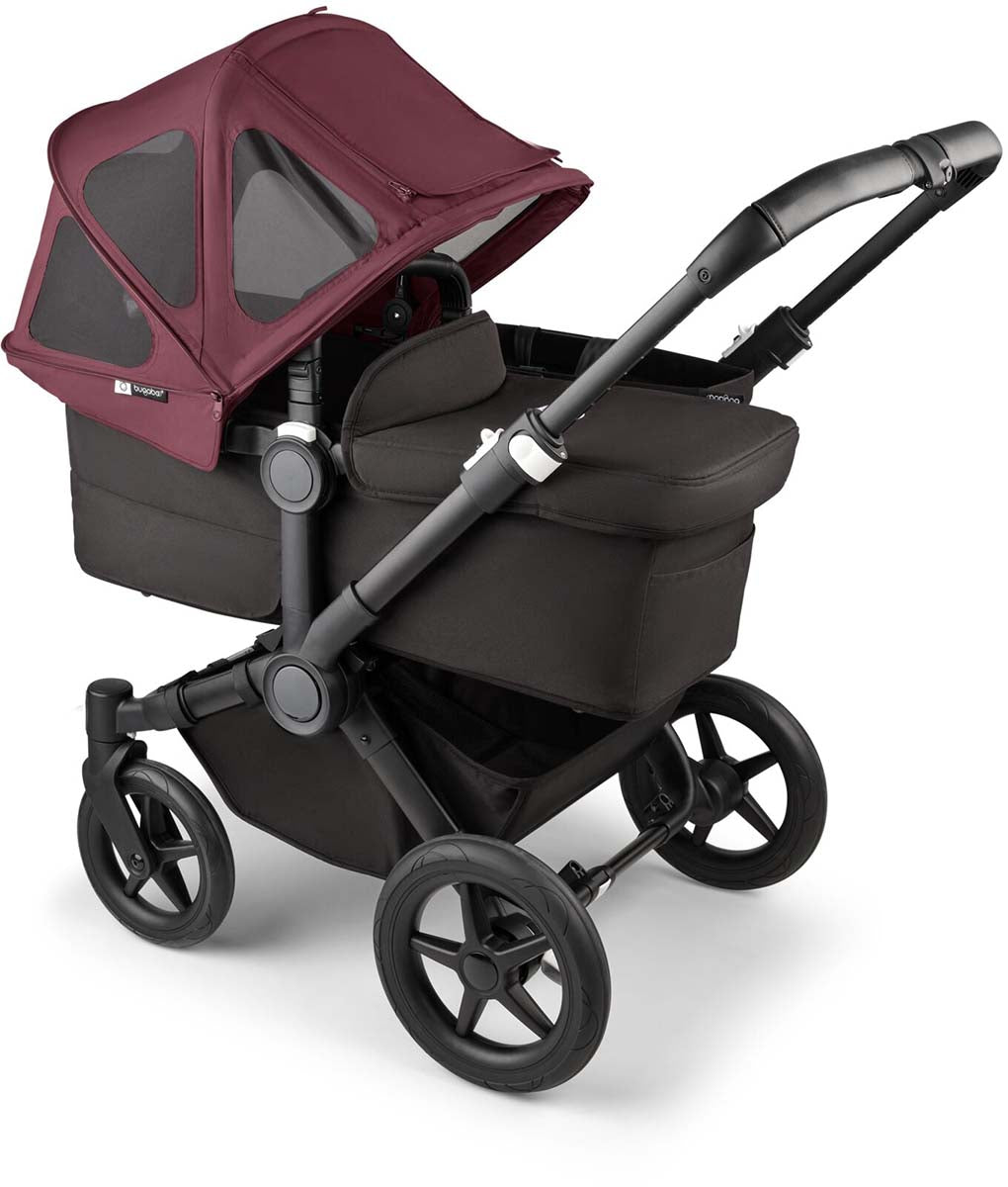 Bugaboo Donkey Breezy Sun Canopy - Dark Cherry