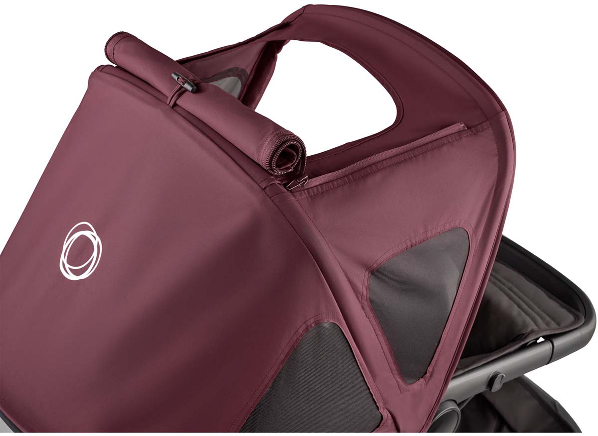 Bugaboo Kangaroo/Fox 5/Cameleon 3/Lynx Breezy Sun Canopy - Dark Cherry