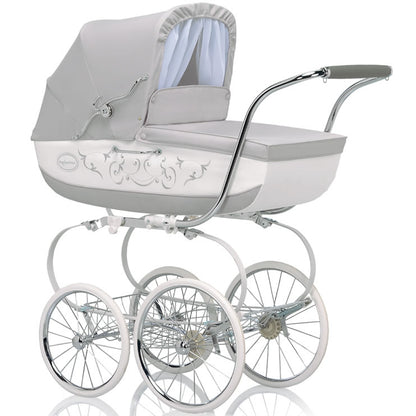 Inglesina Classica Pram in Gray/White