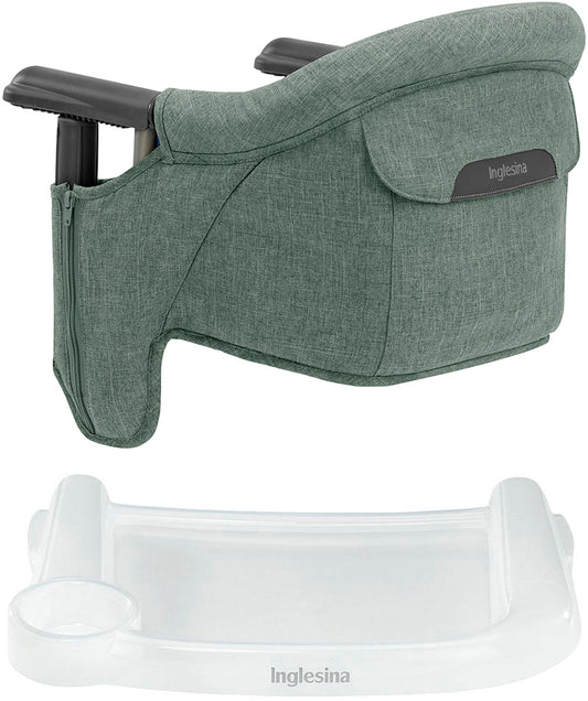 Inglesina Fast Table Chair & Tray - Pine Green Melange