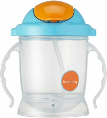 Innobaby Sippin' Smart EZ Flow Straw Sippy - Blue