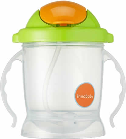 Innobaby Sippin' Smart EZ Flow Straw Sippy - Green