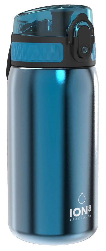 Ion8 Leak Proof Kids Stainless Steel Water Bottle, 13oz - Blue