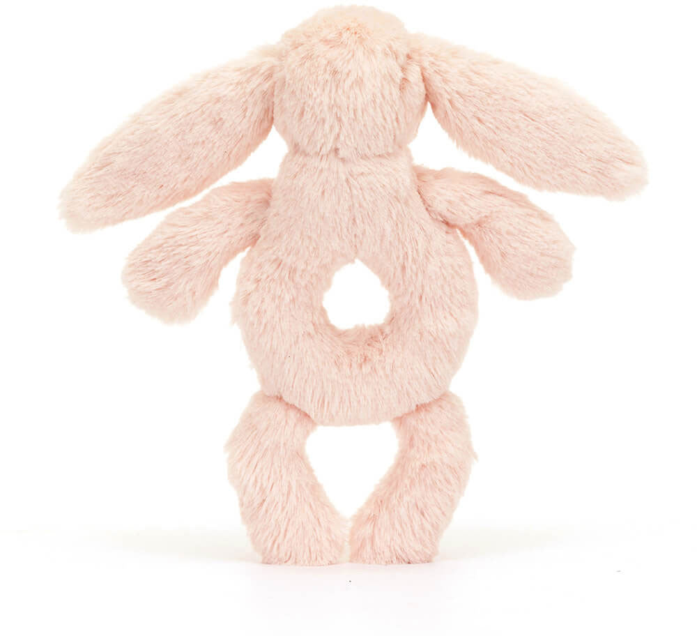 Jellycat Bashful Blush Bunny Ring Rattle, 7"