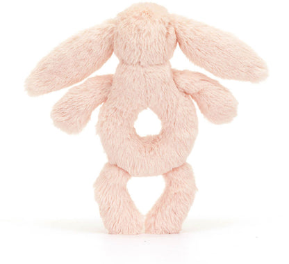 Jellycat Bashful Blush Bunny Ring Rattle, 7"