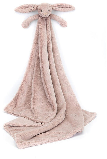 Jellycat Bashful Luxe Bunny Rosa Blankie, 28"