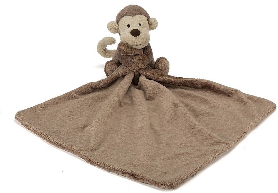 Jellycat Bashful Monkey Soother, 13"