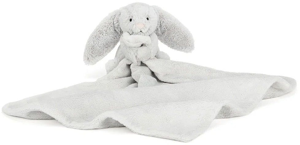 Jellycat Bashful Silver Bunny Soother, 13"