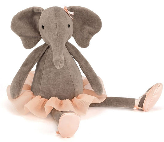 Jellycat Dancing Darcey Elephant, 12"