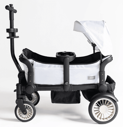 Joey (2 Seater) Stroller Wagon with 1 Canopy - White