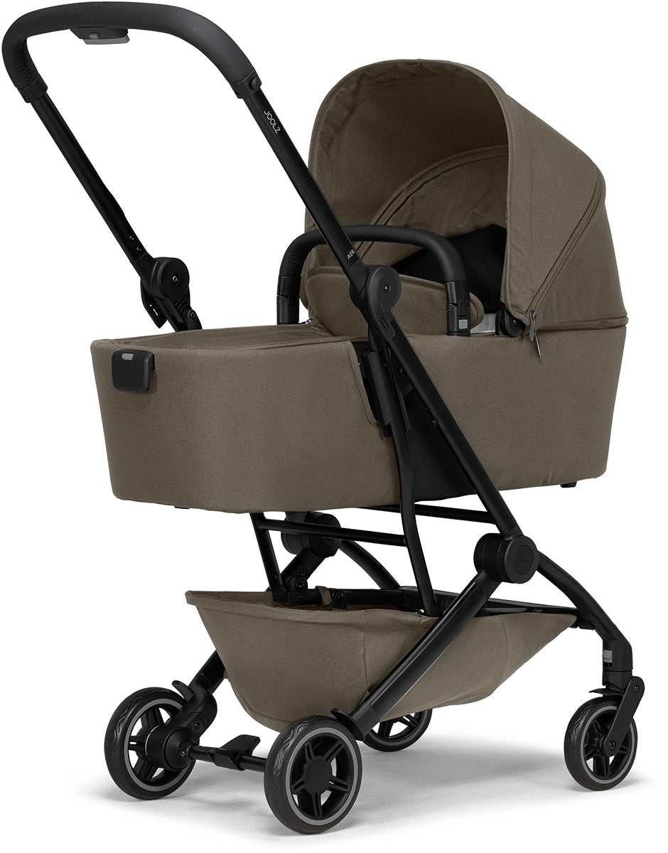 Joolz Aer+ Lightweight Compact Stroller + Bassinet Bundle - Hazel Brown