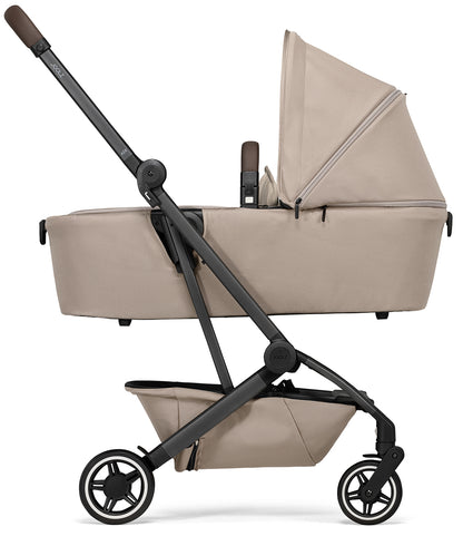 Joolz Aer+ Lightweight Compact Stroller + Bassinet Bundle - Lovely Taupe