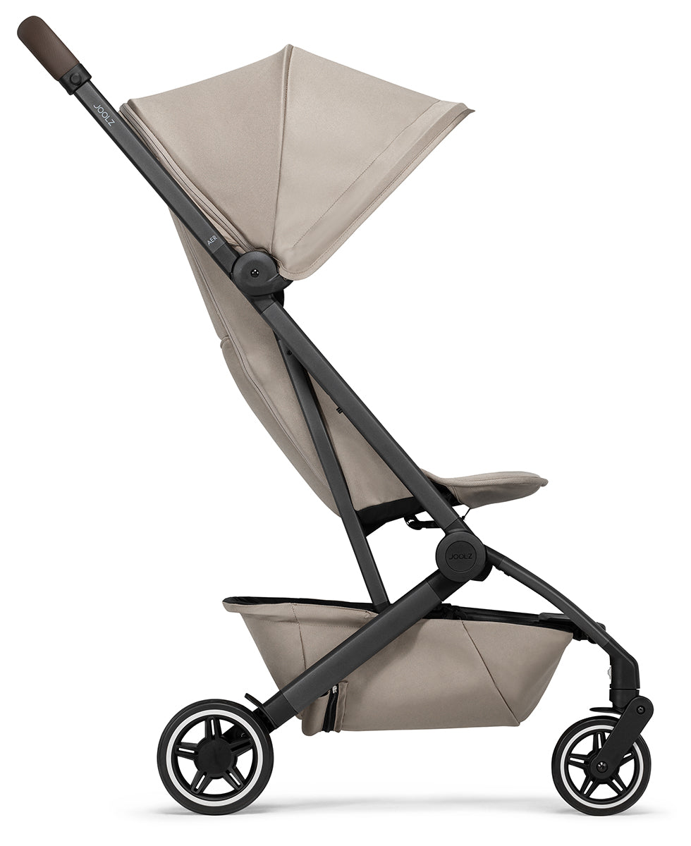 Joolz Aer+ Lightweight Compact Stroller + Bassinet Bundle - Lovely Taupe