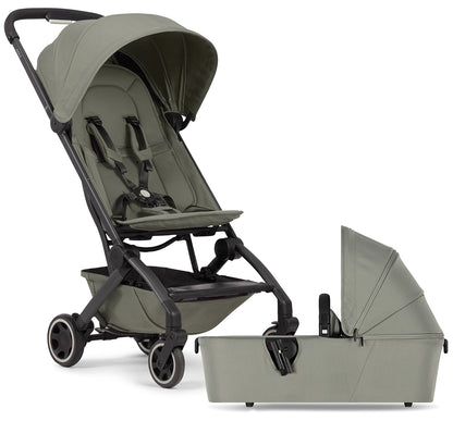 Joolz Aer Lightweight Compact Stroller + Bassinet Bundle - Sage Green