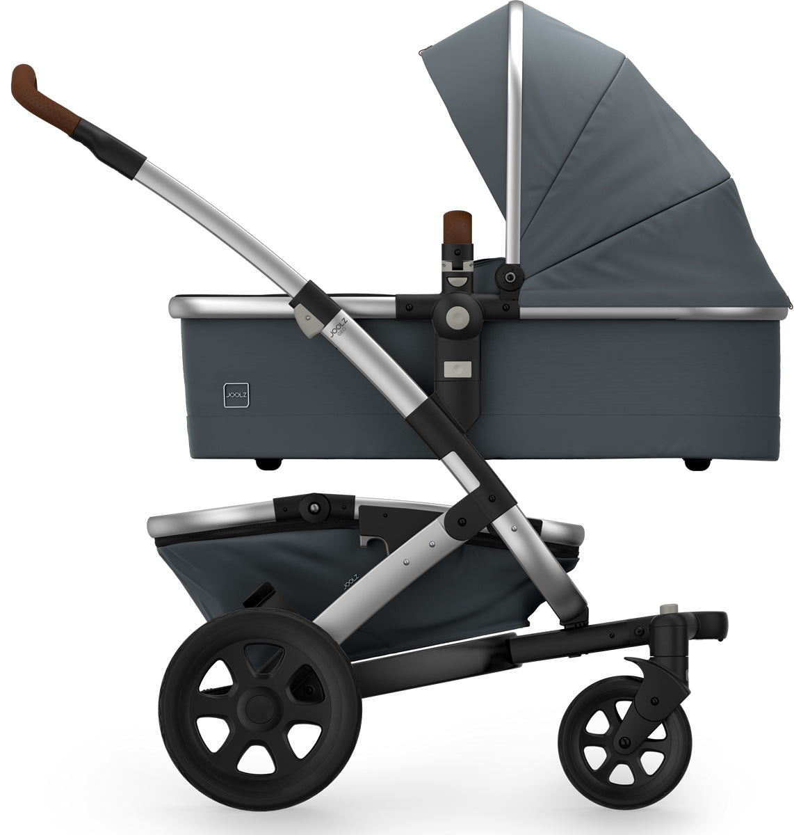 Joolz Geo 2 Mono Single-to-Double Stroller - Gorgeous Grey