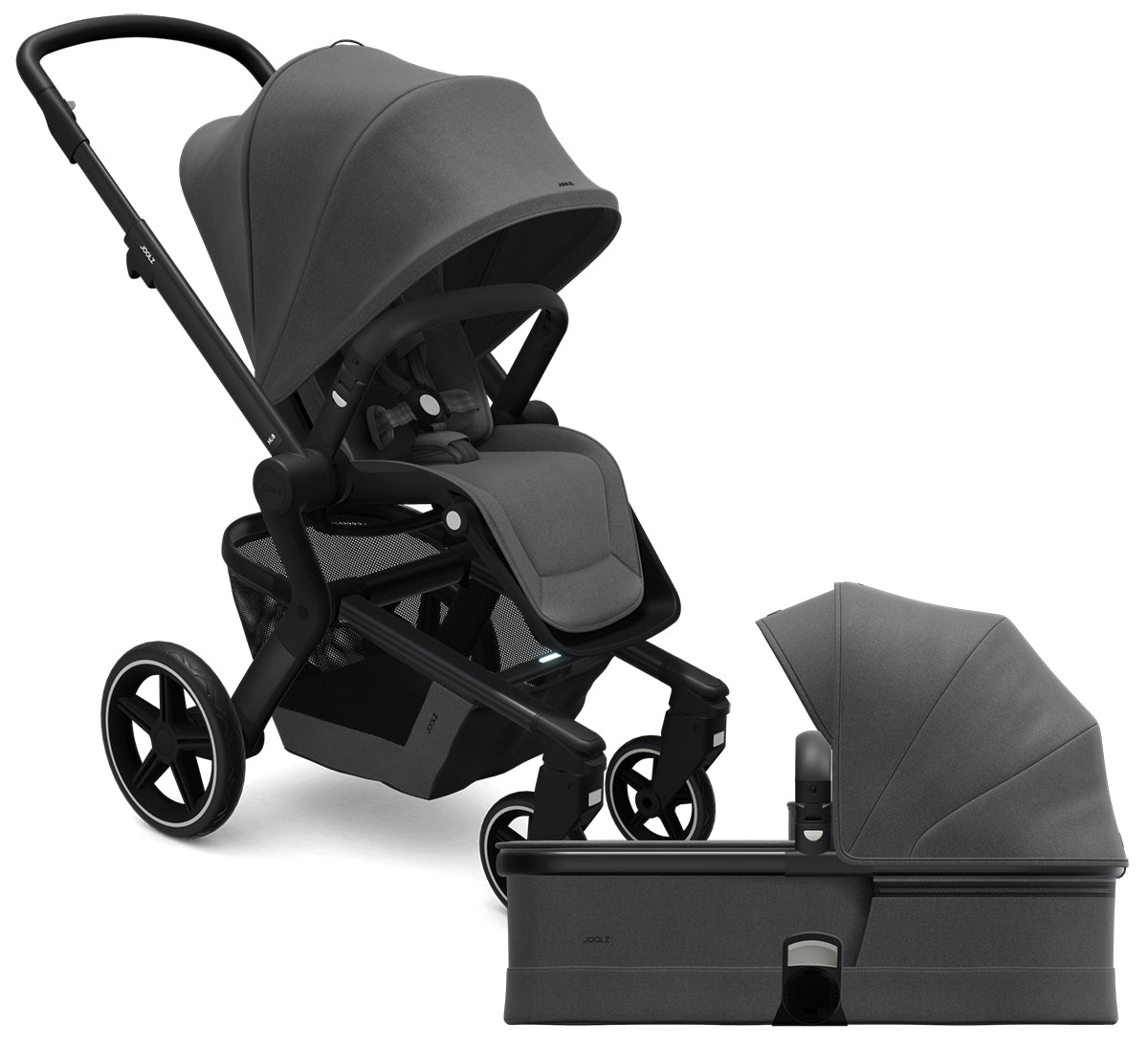 Joolz Hub+ Stroller & Bassinet Bundle - Awesome Anthracite