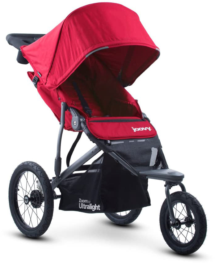 Joovy Zoom 360 Ultralight Jogging Stroller - Red