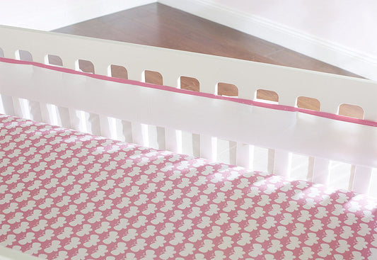 Just Born Fresh Air Crib Liner - Pink