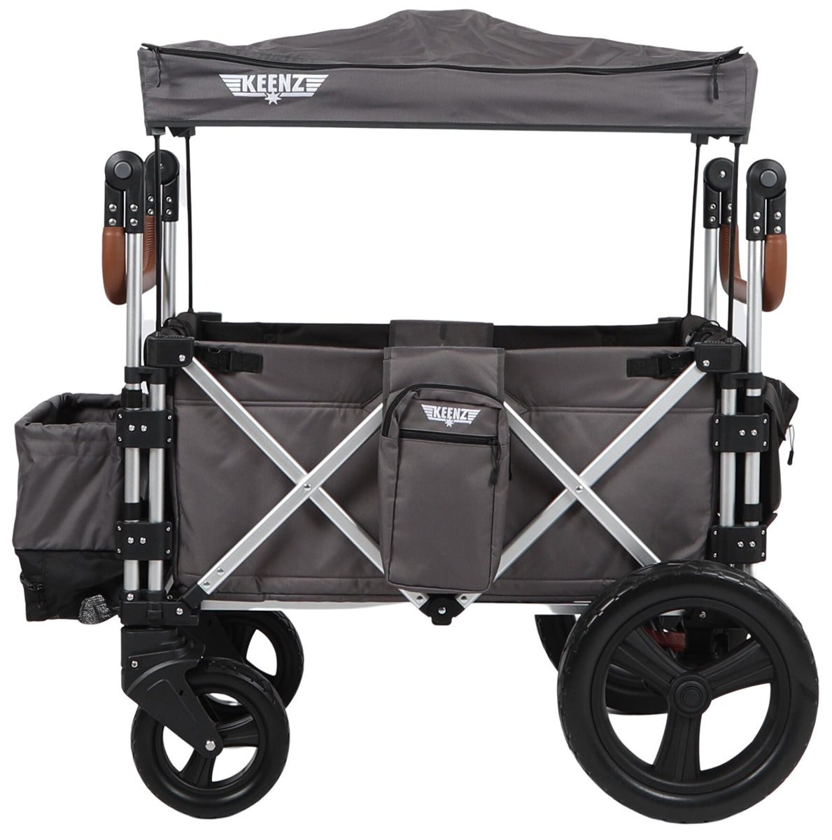 Keenz 7S 2.0 (2 Seater) Stroller Wagon - Grey