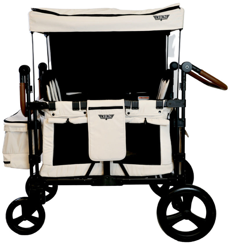 Keenz XC 2.0 (2 Seater) Stroller Wagon - Cream