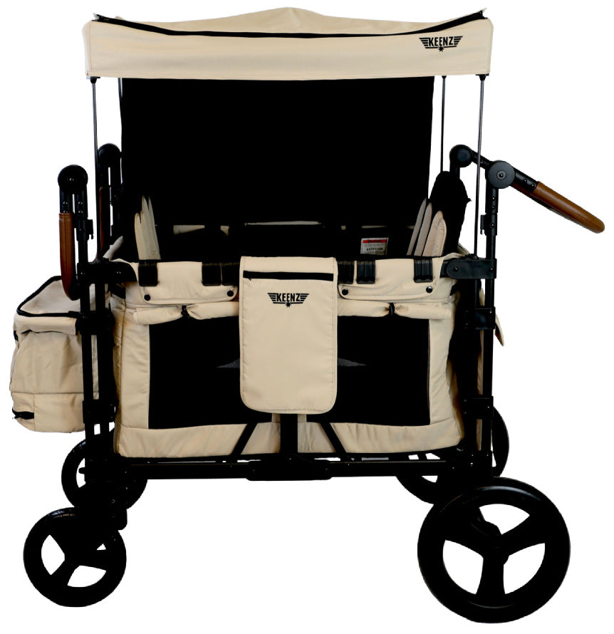 Keenz XC 2.0 (2 Seater) Stroller Wagon - Mocha