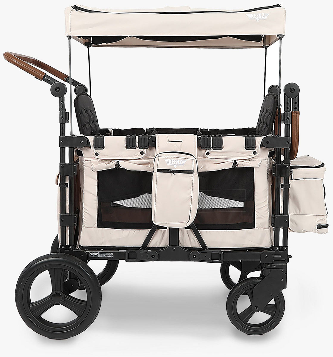 Keenz XC Luxury Comfort (2 Passenger) Stroller Wagon - Cream