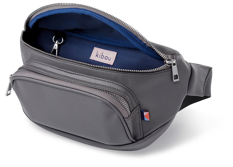 Kibou Diaper Bag Fanny Pack - Charcoal Gray