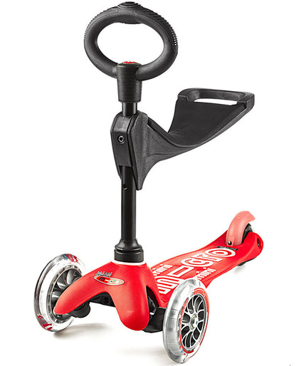 Micro Kickboard Micro Mini 3-in-1 Deluxe Scooter - Red