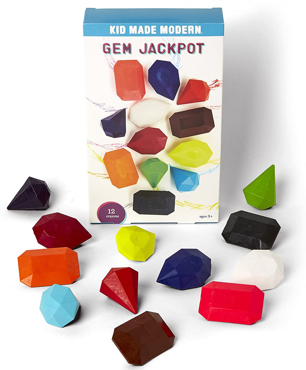 Kid Made Modern Gem Jackpot Crayons (Set of 12)