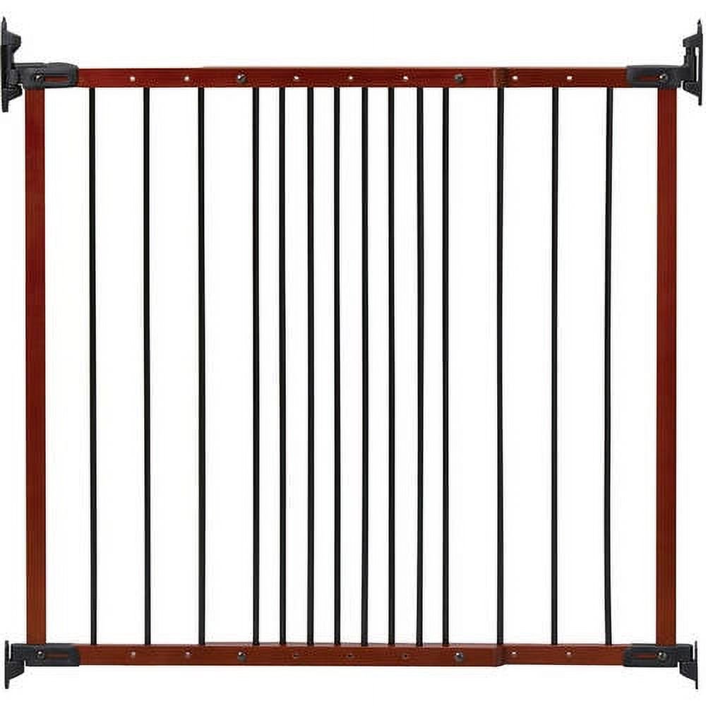 KidCo Angle Mount Designer Safeway Wall Mounted Baby Safety Gate - Cherry