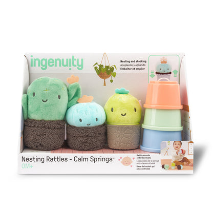 Kids2 Ingenuity Calm Springs Nesting Rattles