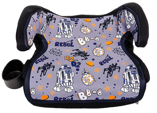 KidsEmbrace Backless Booster Car Seat - Star Wars BB-8 and R2-D2