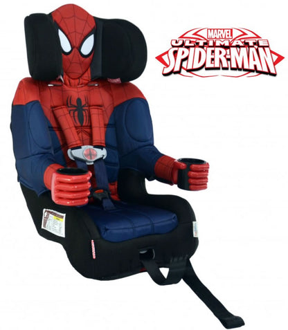 KidsEmbrace Harness Booster Car Seat - Ultimate Spider-Man, Black