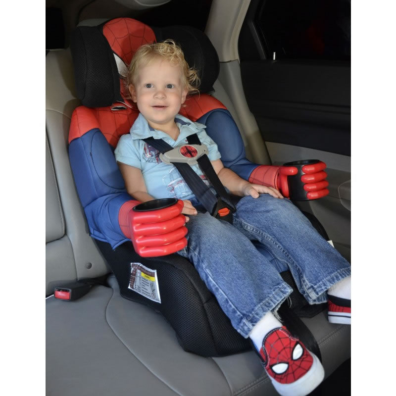 KidsEmbrace Harness Booster Car Seat - Ultimate Spider-Man, Black