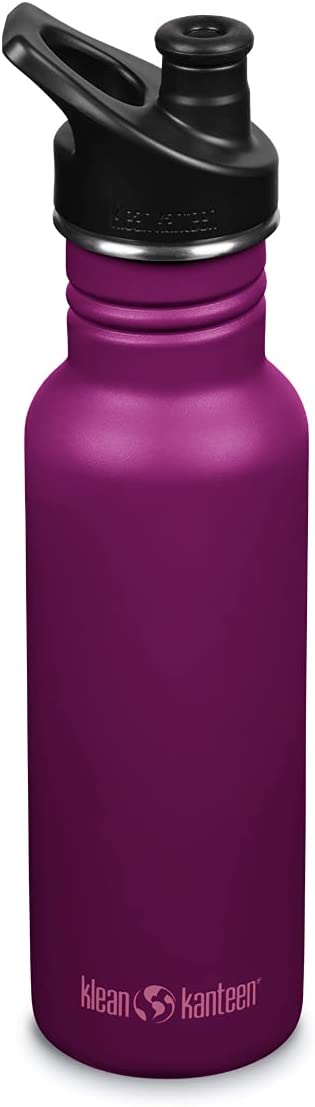 Klean Kanteen Classic Stainless Steel Bottle, 18 oz - Purple Potion