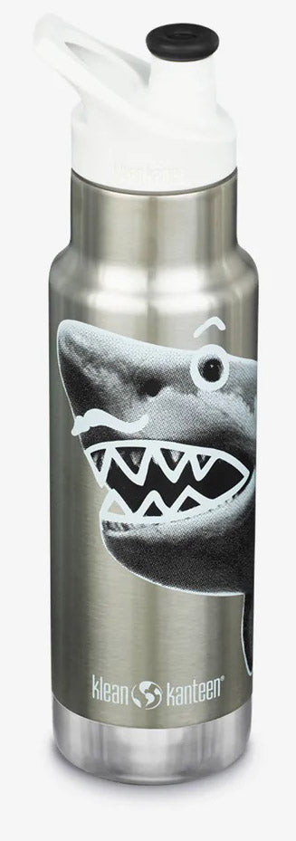 Klean Kanteen Kid Classic Insulated Stainless Steel Bottle, 12 oz - Mr. Shark