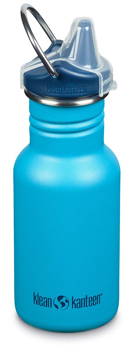 Klean Kanteen Kid Classic Sippy Water Bottle, 12 oz - Hawaiian Ocean