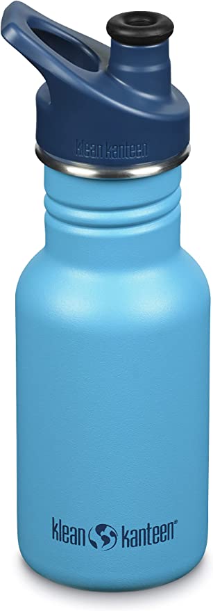 Klean Kanteen Kid Classic Sport Bottle, 12 oz - Hawaiian Ocean